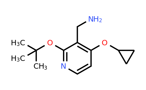 CAS 1243367-43-2 | (2-Tert-butoxy-4-cyclopropoxypyridin-3-YL)methanamine