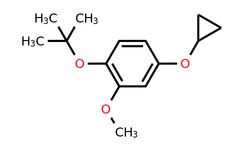 CAS 1243367-45-4 | 1-Tert-butoxy-4-cyclopropoxy-2-methoxybenzene