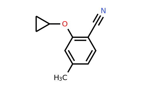 CAS 1243367-46-5 | 2-Cyclopropoxy-4-methylbenzonitrile