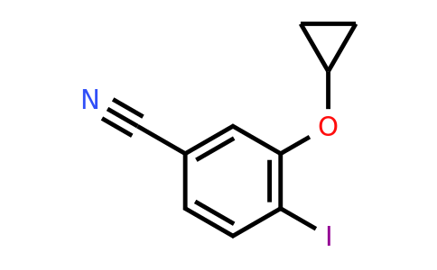 CAS 1243367-55-6 | 3-Cyclopropoxy-4-iodobenzonitrile