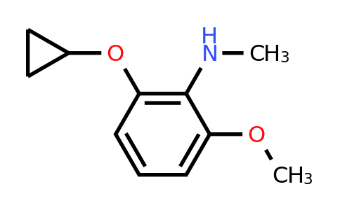 CAS 1243367-61-4 | 2-Cyclopropoxy-6-methoxy-N-methylaniline