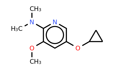 CAS 1243367-64-7 | 5-Cyclopropoxy-3-methoxy-N,n-dimethylpyridin-2-amine