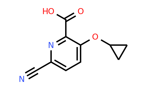 CAS 1243367-66-9 | 6-Cyano-3-cyclopropoxypicolinic acid