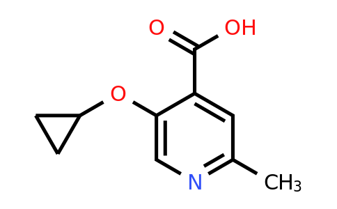 CAS 1243367-67-0 | 5-Cyclopropoxy-2-methylisonicotinic acid