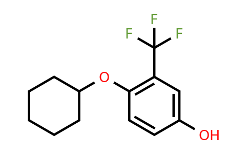 CAS 1243367-69-2 | 4-(Cyclohexyloxy)-3-(trifluoromethyl)phenol