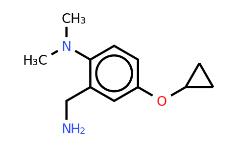 CAS 1243367-72-7 | 2-(Aminomethyl)-4-cyclopropoxy-N,n-dimethylaniline