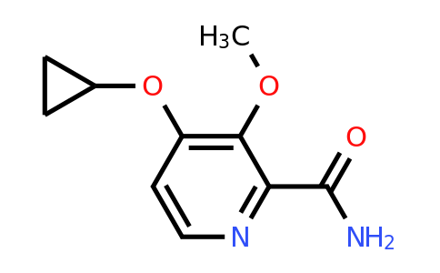 CAS 1243367-74-9 | 4-Cyclopropoxy-3-methoxypicolinamide