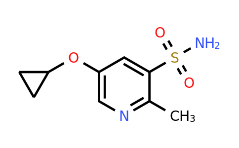 CAS 1243367-77-2 | 5-Cyclopropoxy-2-methylpyridine-3-sulfonamide