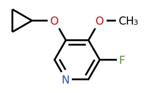 CAS 1243367-84-1 | 3-Cyclopropoxy-5-fluoro-4-methoxypyridine