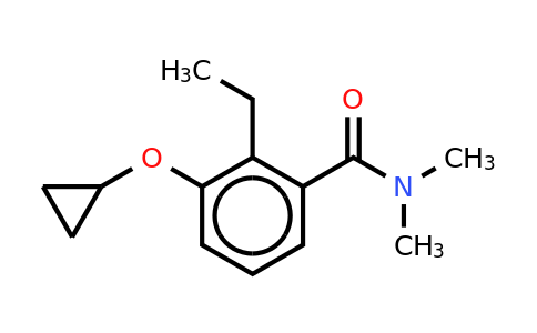 CAS 1243367-87-4 | 3-Cyclopropoxy-2-ethyl-N,n-dimethylbenzamide