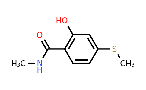 CAS 1243367-88-5 | 2-Hydroxy-N-methyl-4-(methylsulfanyl)benzamide