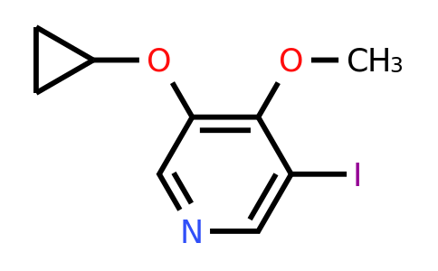CAS 1243367-89-6 | 3-Cyclopropoxy-5-iodo-4-methoxypyridine
