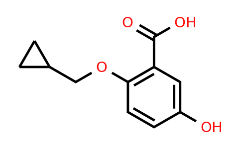 CAS 1243367-94-3 | 2-(Cyclopropylmethoxy)-5-hydroxybenzoic acid