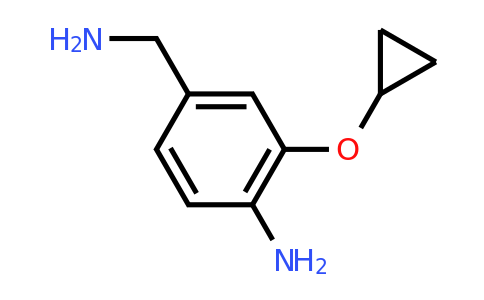 CAS 1243367-99-8 | 4-(Aminomethyl)-2-cyclopropoxyaniline