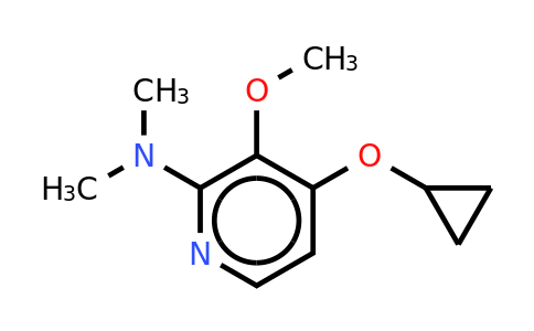 CAS 1243368-00-4 | 4-Cyclopropoxy-3-methoxy-N,n-dimethylpyridin-2-amine