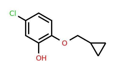 CAS 1243368-04-8 | 5-Chloro-2-(cyclopropylmethoxy)phenol