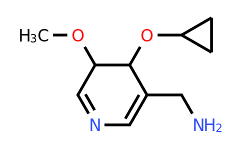 CAS 1243368-11-7 | (4-Cyclopropoxy-5-methoxy-4,5-dihydropyridin-3-YL)methanamine