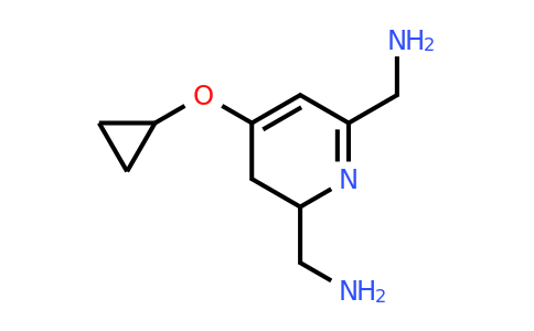 CAS 1243368-16-2 | (4-Cyclopropoxy-2,3-dihydropyridine-2,6-diyl)dimethanamine