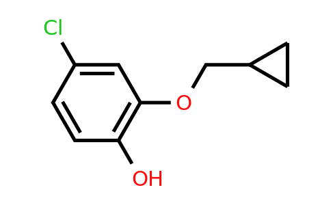 CAS 1243368-18-4 | 4-Chloro-2-(cyclopropylmethoxy)phenol