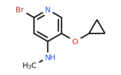 CAS 1243368-20-8 | 2-Bromo-5-cyclopropoxy-N-methylpyridin-4-amine