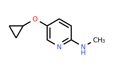 CAS 1243368-26-4 | 5-Cyclopropoxy-N-methylpyridin-2-amine