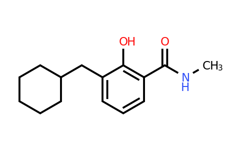 CAS 1243368-30-0 | 3-(Cyclohexylmethyl)-2-hydroxy-N-methylbenzamide