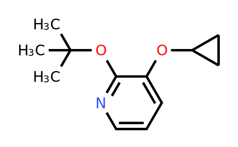 CAS 1243368-32-2 | 2-Tert-butoxy-3-cyclopropoxypyridine