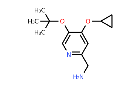 CAS 1243368-33-3 | (5-Tert-butoxy-4-cyclopropoxypyridin-2-YL)methanamine