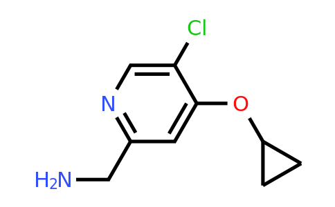 CAS 1243368-39-9 | (5-Chloro-4-cyclopropoxypyridin-2-YL)methanamine