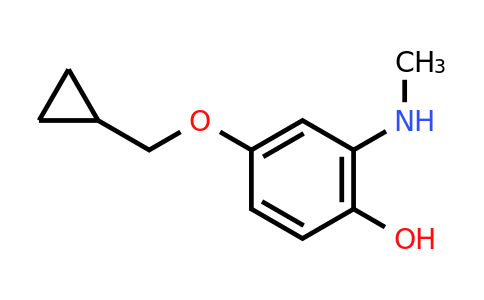 CAS 1243368-42-4 | 4-(Cyclopropylmethoxy)-2-(methylamino)phenol