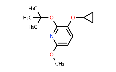 2-Tert-butoxy-3-cyclopropoxy-6-methoxypyridine