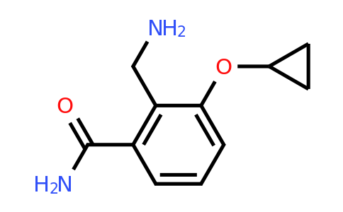 CAS 1243368-45-7 | 2-(Aminomethyl)-3-cyclopropoxybenzamide