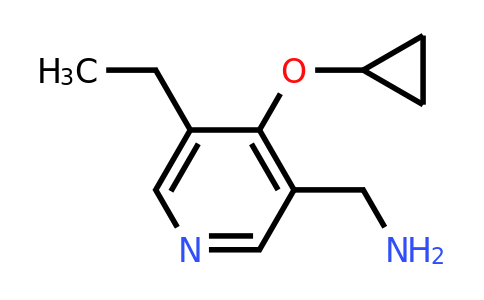 CAS 1243368-47-9 | (4-Cyclopropoxy-5-ethylpyridin-3-YL)methanamine