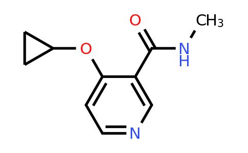 CAS 1243368-48-0 | 4-Cyclopropoxy-N-methylnicotinamide