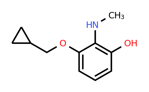 CAS 1243368-50-4 | 3-(Cyclopropylmethoxy)-2-(methylamino)phenol