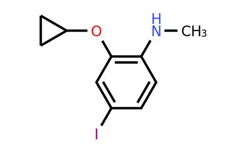 CAS 1243368-52-6 | 2-Cyclopropoxy-4-iodo-N-methylaniline