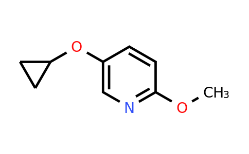 CAS 1243368-53-7 | 5-Cyclopropoxy-2-methoxypyridine