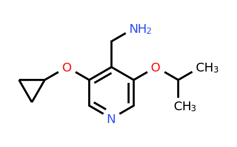 CAS 1243368-60-6 | (3-Cyclopropoxy-5-isopropoxypyridin-4-YL)methanamine