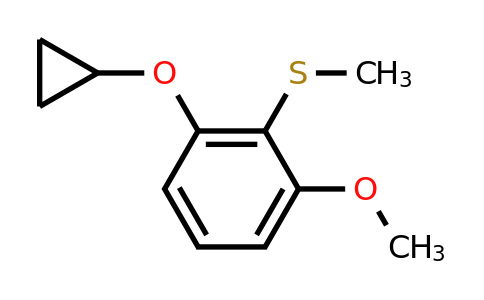 CAS 1243368-68-4 | (2-Cyclopropoxy-6-methoxyphenyl)(methyl)sulfane