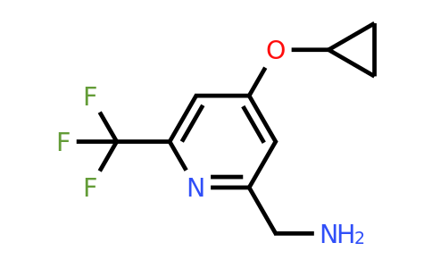 CAS 1243368-72-0 | (4-Cyclopropoxy-6-(trifluoromethyl)pyridin-2-YL)methanamine