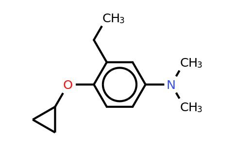 CAS 1243368-87-7 | 4-Cyclopropoxy-3-ethyl-N,n-dimethylaniline