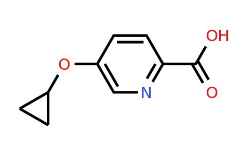 CAS 1243368-91-3 | 5-Cyclopropoxypicolinic acid