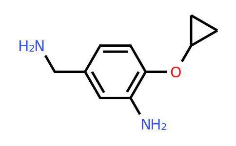 CAS 1243368-93-5 | 5-(Aminomethyl)-2-cyclopropoxyaniline