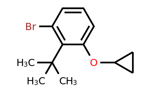 CAS 1243368-94-6 | 1-Bromo-2-tert-butyl-3-cyclopropoxybenzene