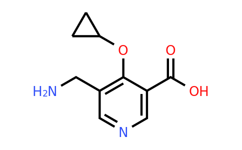 CAS 1243369-15-4 | 5-(Aminomethyl)-4-cyclopropoxynicotinic acid