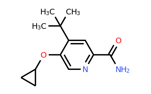 CAS 1243369-18-7 | 4-Tert-butyl-5-cyclopropoxypicolinamide