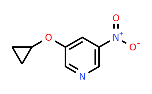 CAS 1243369-23-4 | 3-Cyclopropoxy-5-nitropyridine