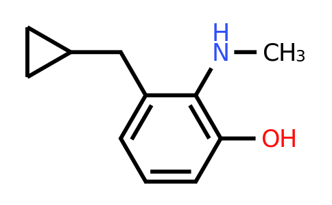 CAS 1243369-37-0 | 3-(Cyclopropylmethyl)-2-(methylamino)phenol