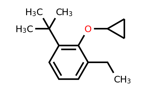 CAS 1243369-42-7 | 1-Tert-butyl-2-cyclopropoxy-3-ethylbenzene