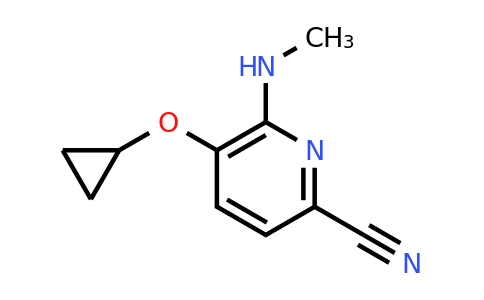 CAS 1243369-44-9 | 5-Cyclopropoxy-6-(methylamino)picolinonitrile